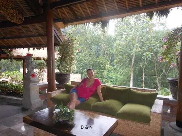 relaxing on a sick leave in Bali