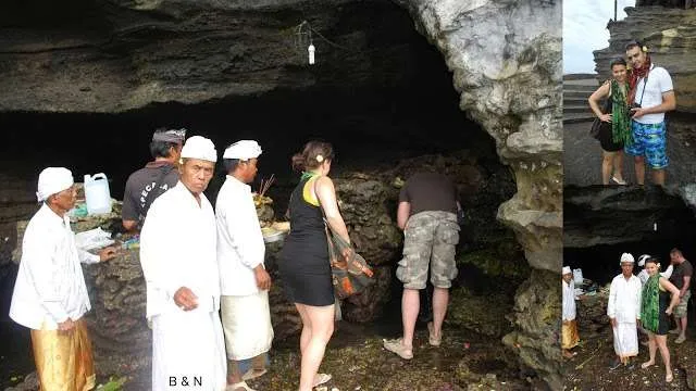 a trip to the spiritual Tenah Lot and Batu Balong Temple in Bali and visit to the Indonesian beaches
