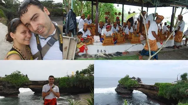 a trip to the spiritual Tenah Lot and Batu Balong in Bali and visit to the Indonesian beaches