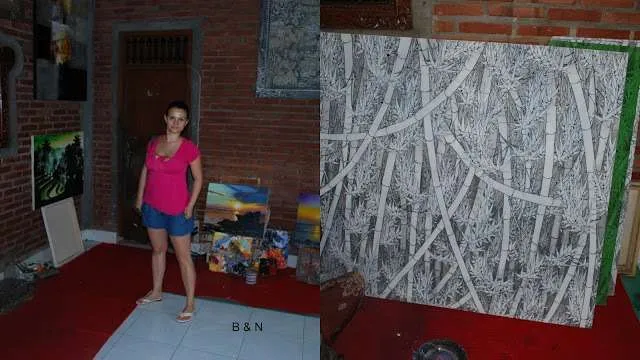 exploring the crafts in Bali while on the road to Changu