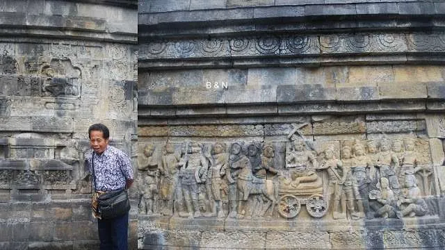 trip through Java Island, Yogyakarta, Borobodur near Bali in Indonesia