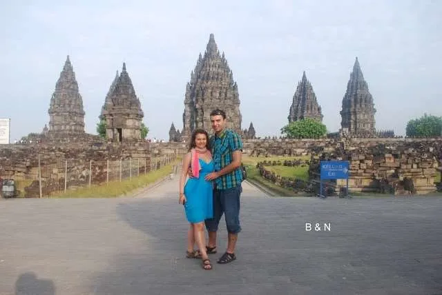 trip through Java Island, Yogyakarta, Borobodur near Bali in Indonesia