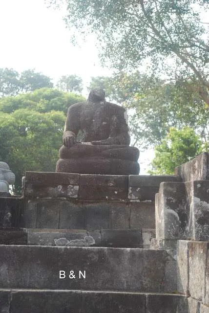 trip through Java Island, Yogyakarta, Borobodur near Bali in Indonesia