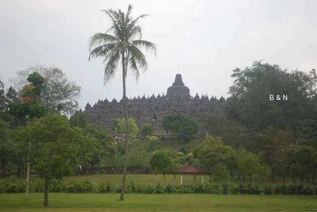 trip through Java Island, Yogyakarta, Borobodur near Bali in Indonesia