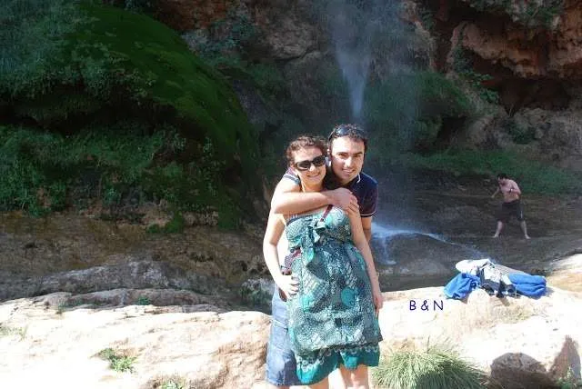 cold waterfall in the surrounding of Valencia in Spain