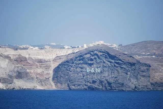 traveling to Santorini in Greece