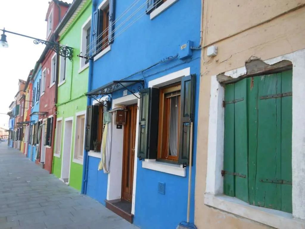 Venice islands during winter carnival - Burano