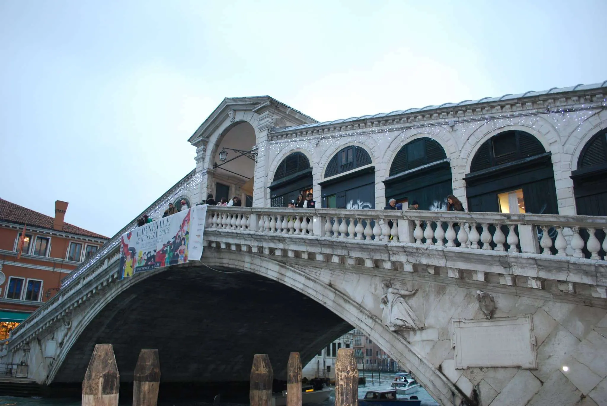 Venice islands during winter carnival