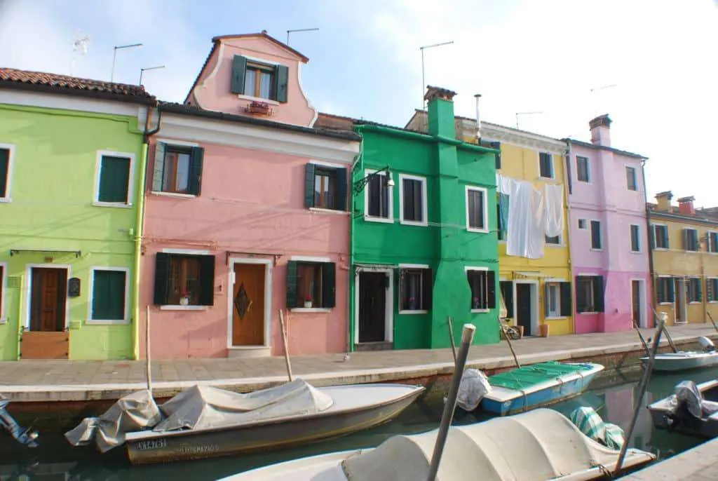 Venice islands during winter carnival - Burano