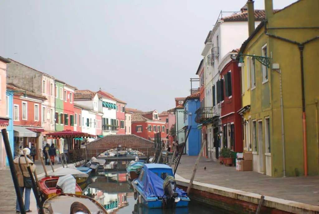 Venice islands during winter carnival - Burano