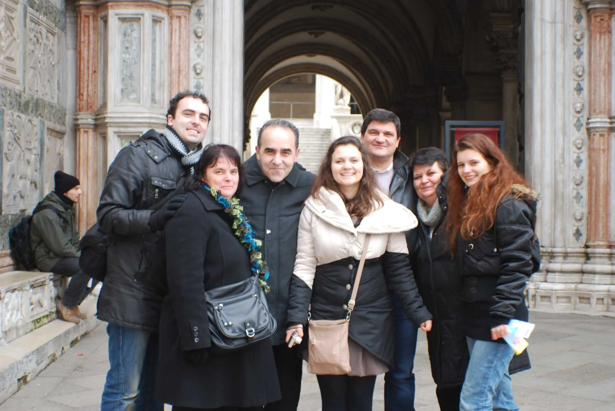 Venice islands during winter carnival