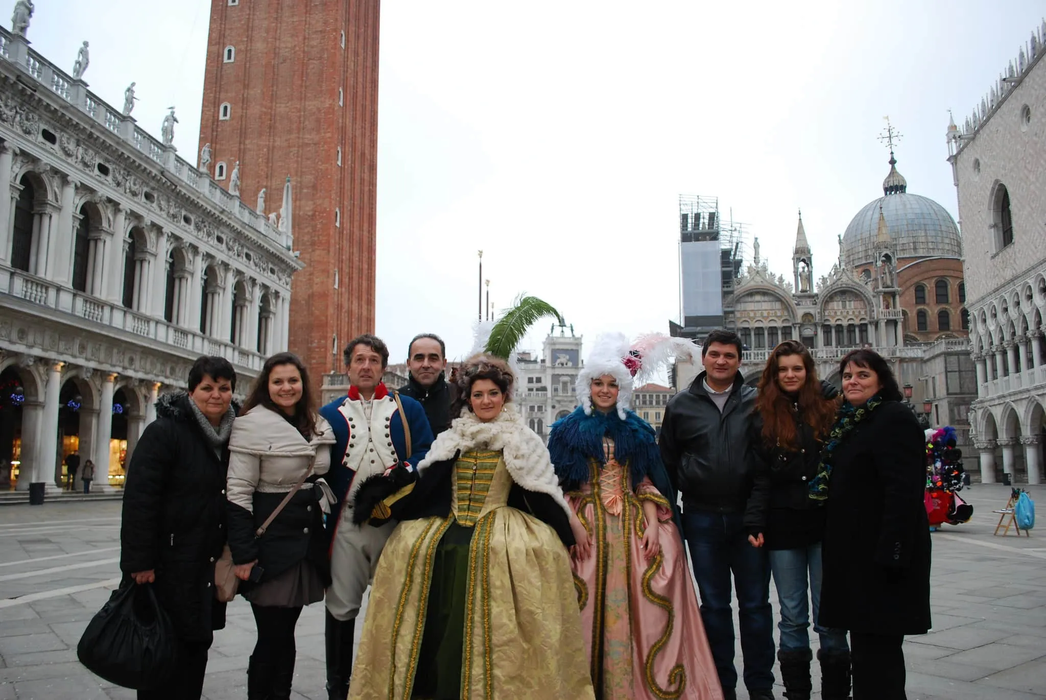 Venice islands during winter carnival