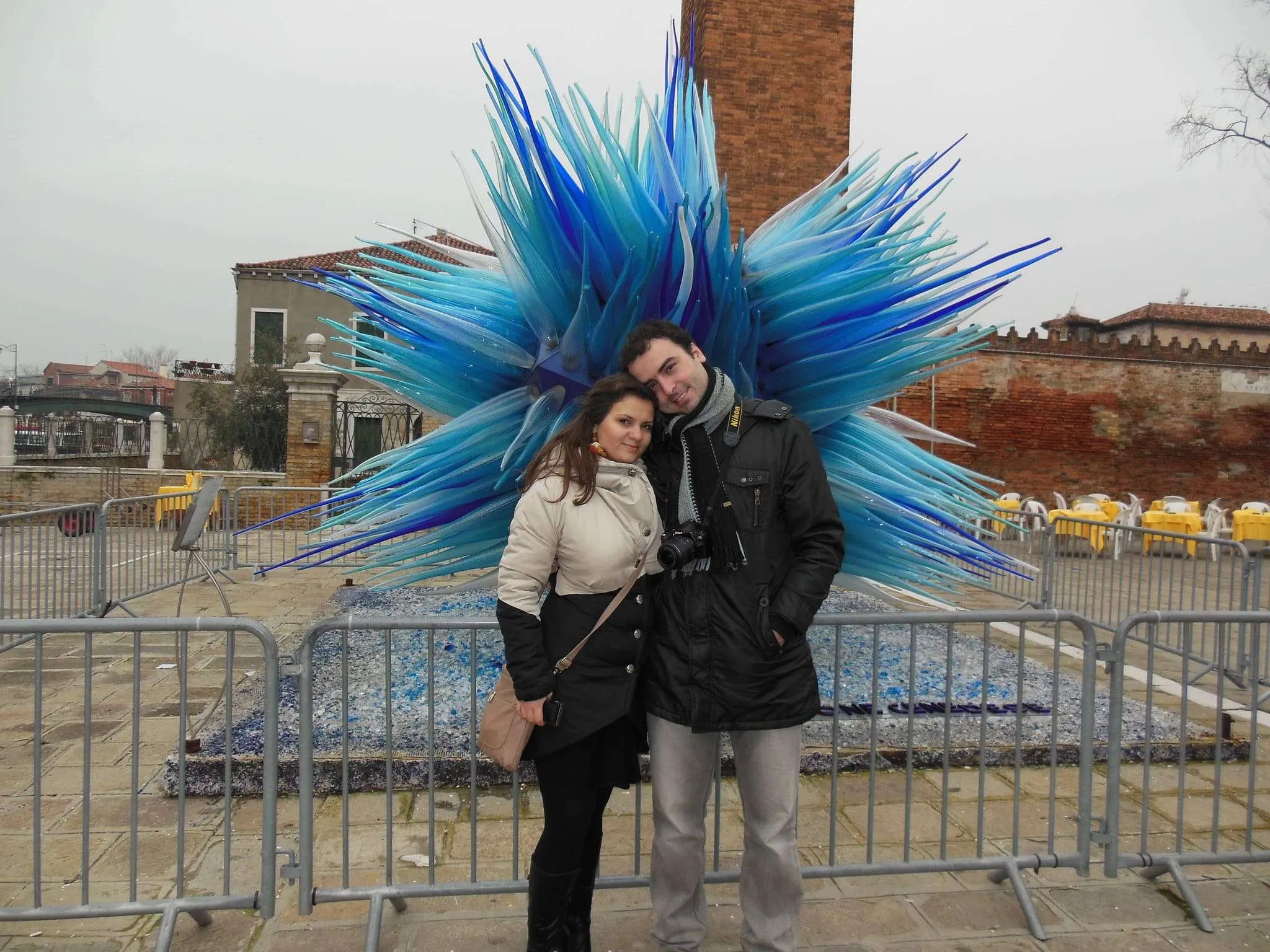 Venice islands during winter carnival - Murano
