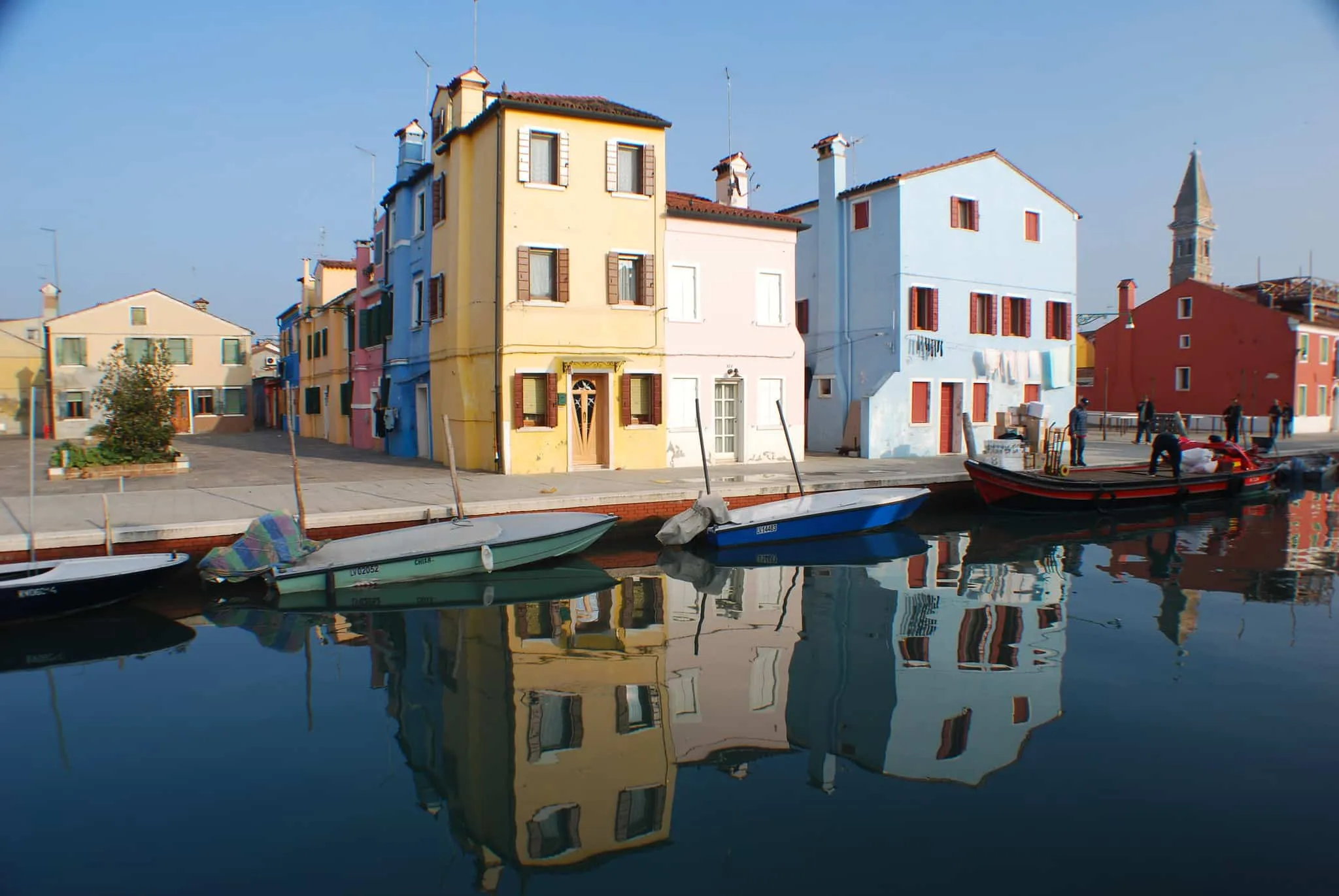 Venice islands during winter carnival - Burano