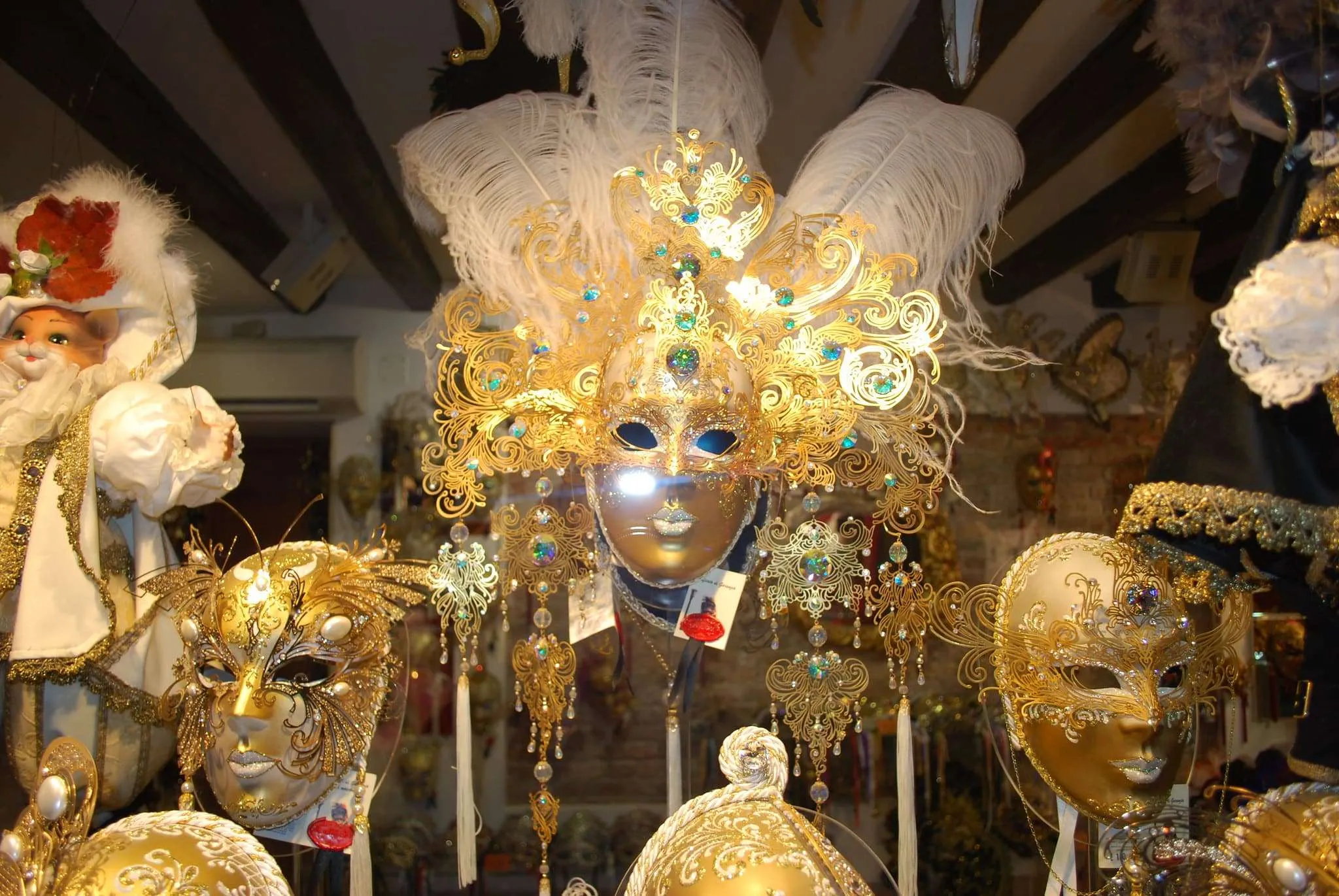 Venice islands during winter carnival