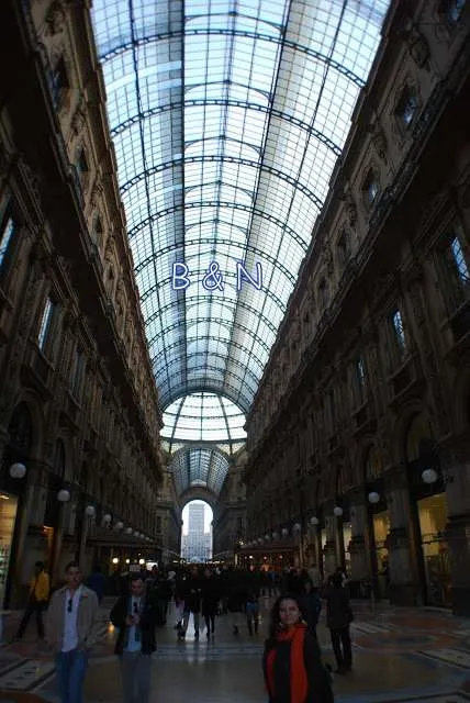 travelers exploring Milan in Italy