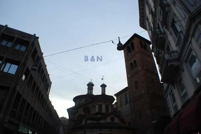 travelers exploring Milan in Italy