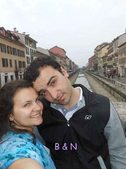travelers exploring Milan in Italy