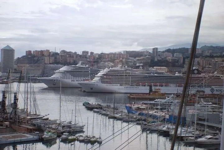 trip to the harbor city of Genoa in Italy