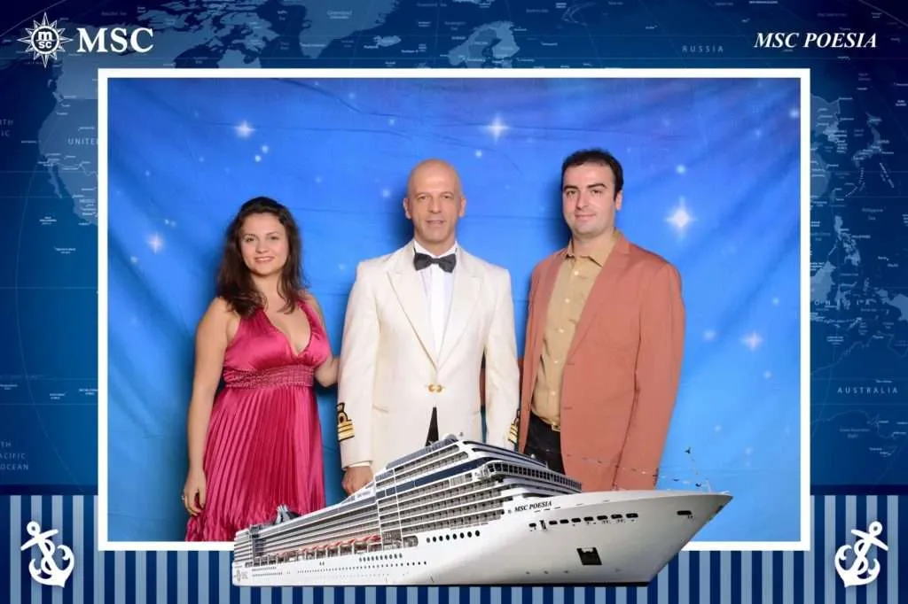 Cruise MSC Poesie Mediterranean Sea with the caption