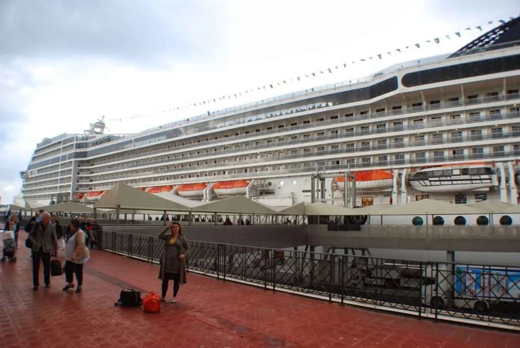 itinerary from our cruise trip on MSC Poesia