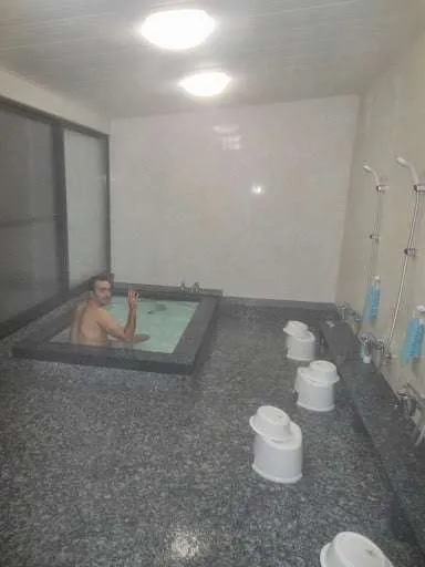 Onsen in ryokan Matsukaze, Matsumoto, Japan