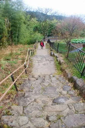 Hiking Nakasendo trail Magome Tsumago, Japan