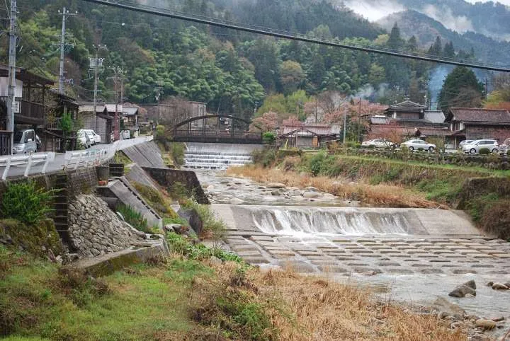 Hiking Nakasendo trail Magome Tsumago, Japan