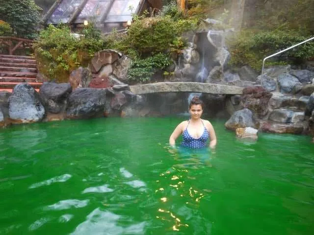 Japan, Hakone, Yunessun spa