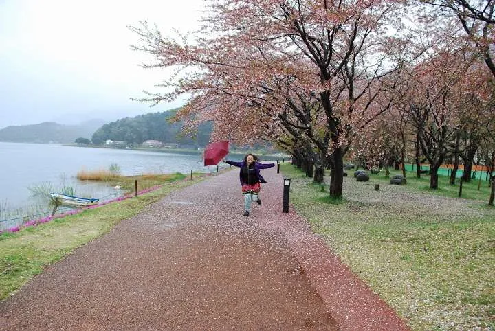 Japan, Mount Fiji, Kawaguchiko lake