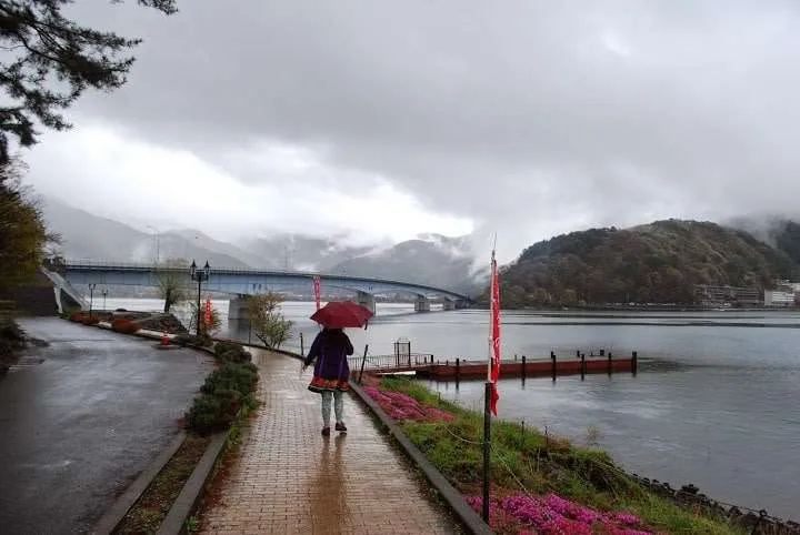 Japan, Mount Fiji, Kawaguchiko lake