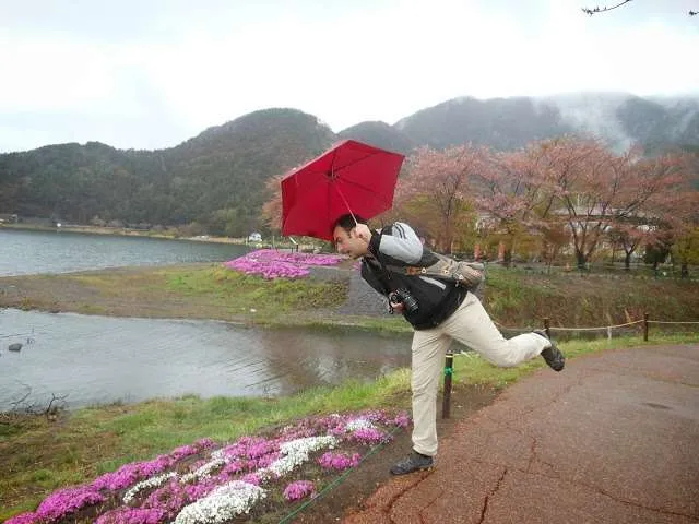 Japan, Mount Fiji, Kawaguchiko lake