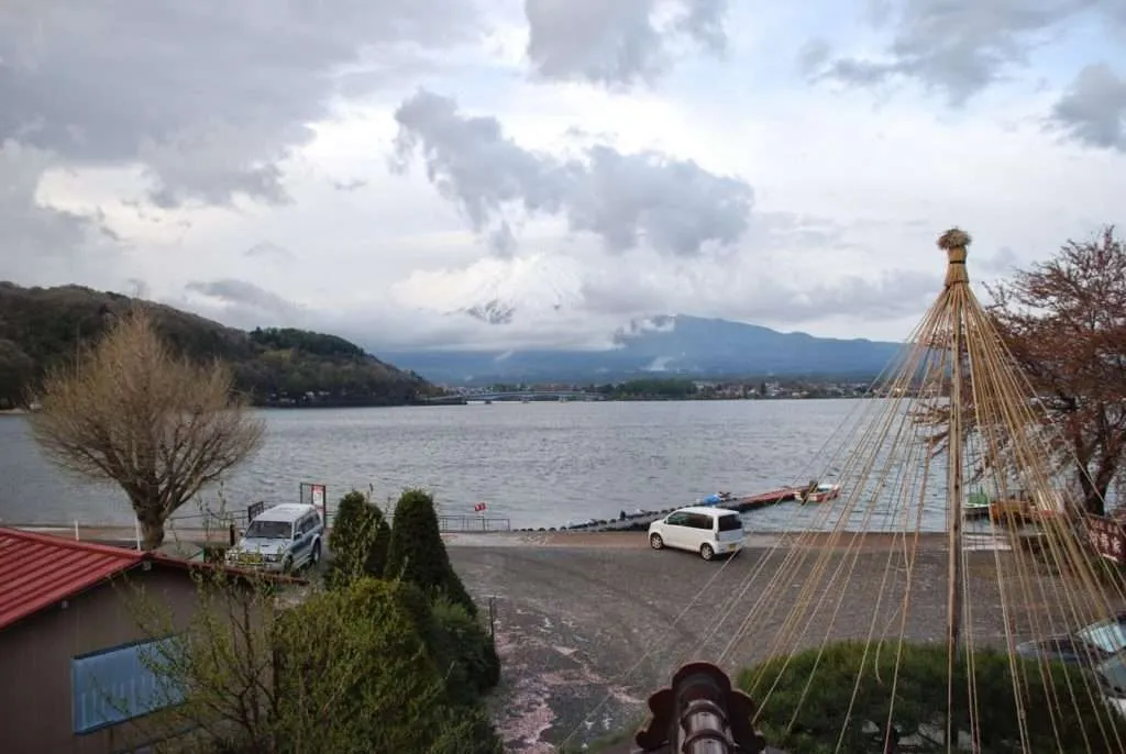 Japan, lake Kawaguchiko, Mount Fuji