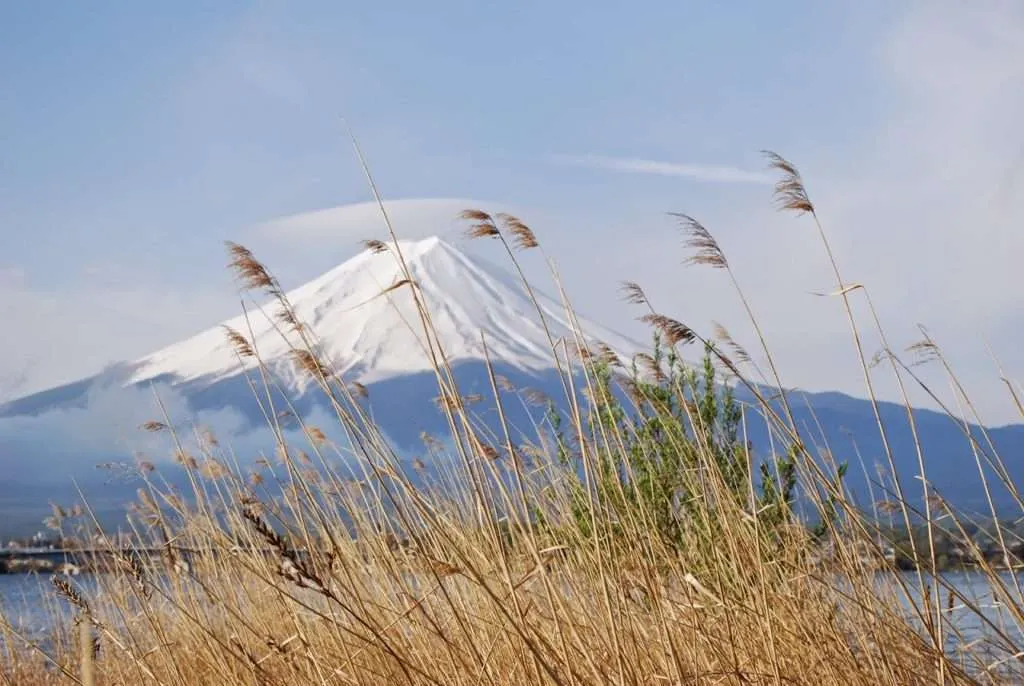 Japan, lake Kawaguchiko, Mount Fuji