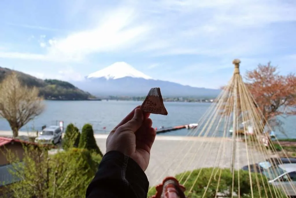 Japan, lake Kawaguchiko, Mount Fuji