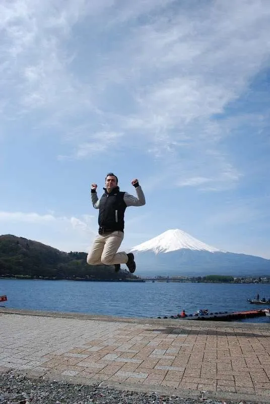 Japan, lake Kawaguchiko, Mount Fuji