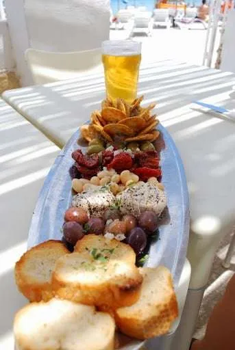Malta food at Mellieha Bay, Malta