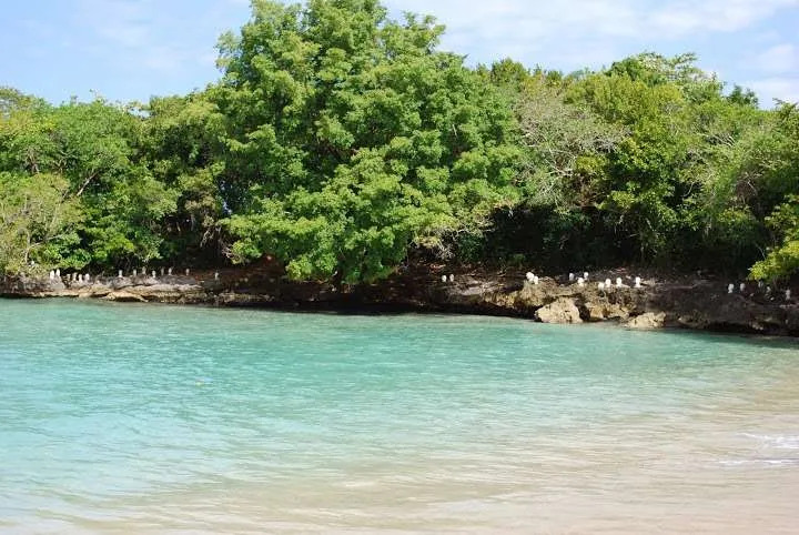 relaxing on Caleton Beach in Dominican Republic