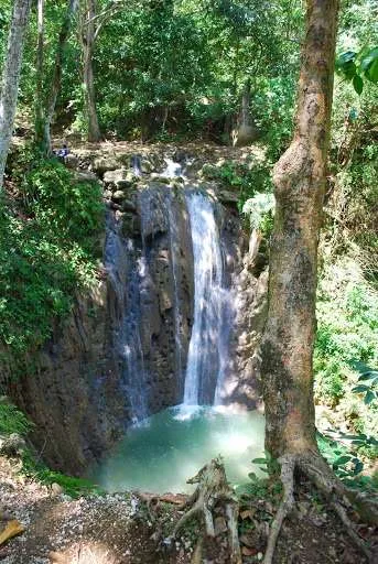 traveling to the Blue Lagoon in Dominican Republic