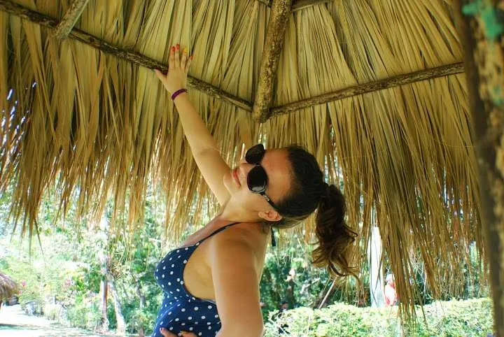 traveling to the Blue Lagoon in Dominican Republic