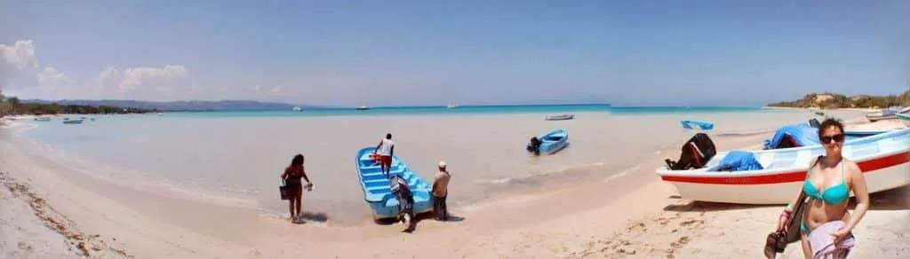 traveling to Punta Rucia in Dominican Republic