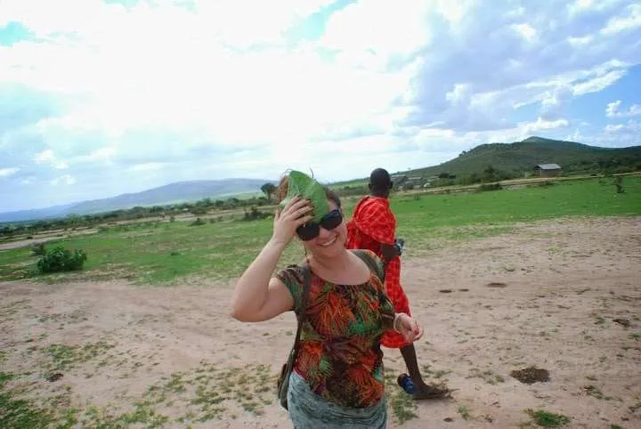 picnic, safari and village in Maasai Mara National Reserve in Kenya