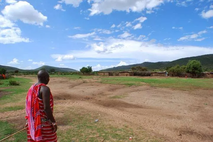 picnic, safari and village in Maasai Mara National Reserve in Kenya