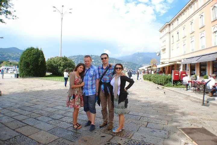 journey on Lake Como in Italy - towns Como, Bellagio and Varenna
