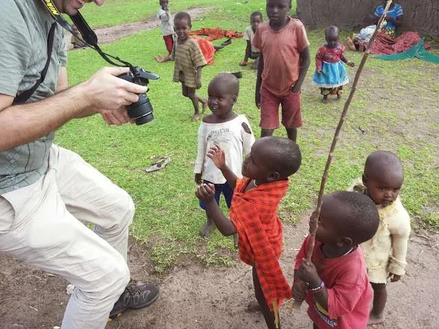 picnic, safari and village in Maasai Mara National Reserve in Kenya