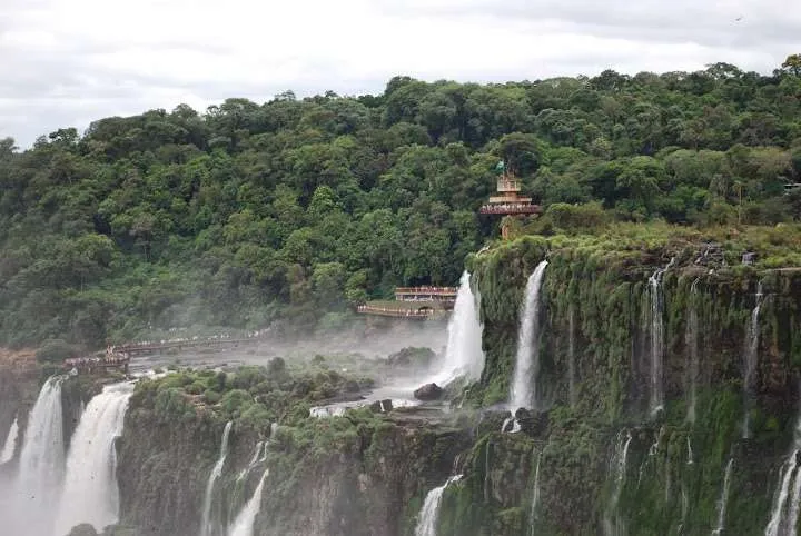 adventure on The Iguazu Falls between Argentina and Brazil