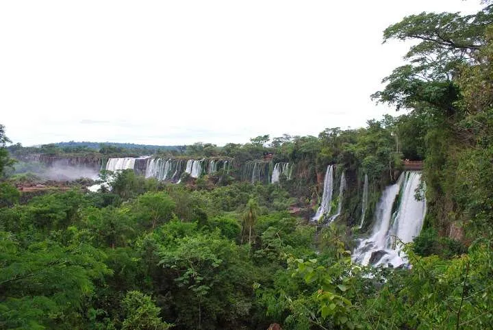 adventure on The Iguazu Falls between Argentina and Brazil