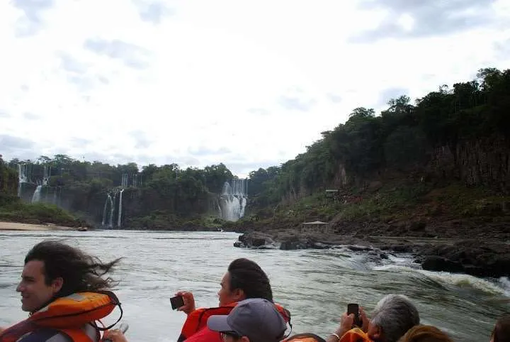 adventure on The Iguazu Falls between Argentina and Brazil