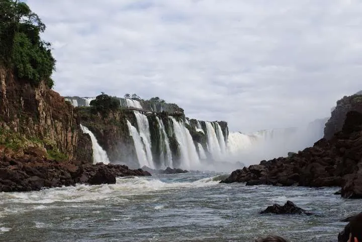 adventure on The Iguazu Falls between Argentina and Brazil