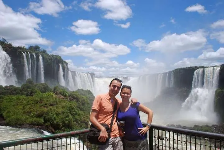 adventure on The Iguazu Falls between Argentina and Brazil